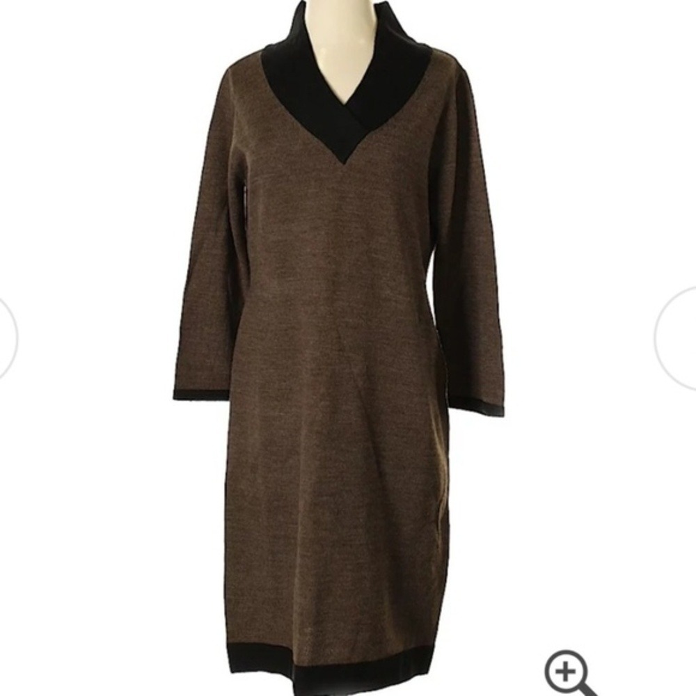 Connected Apparel Sheath Sweater Dress M